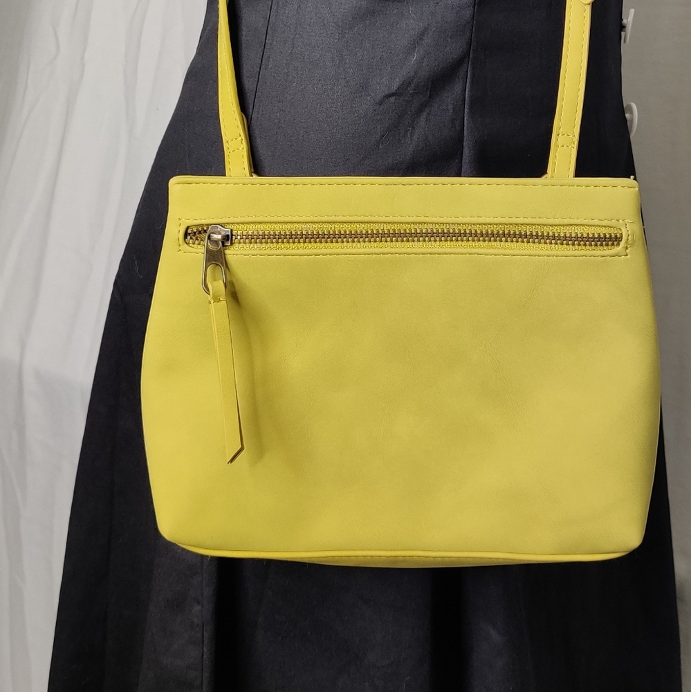 NWT Mustard Vegan Suede Boho NWT